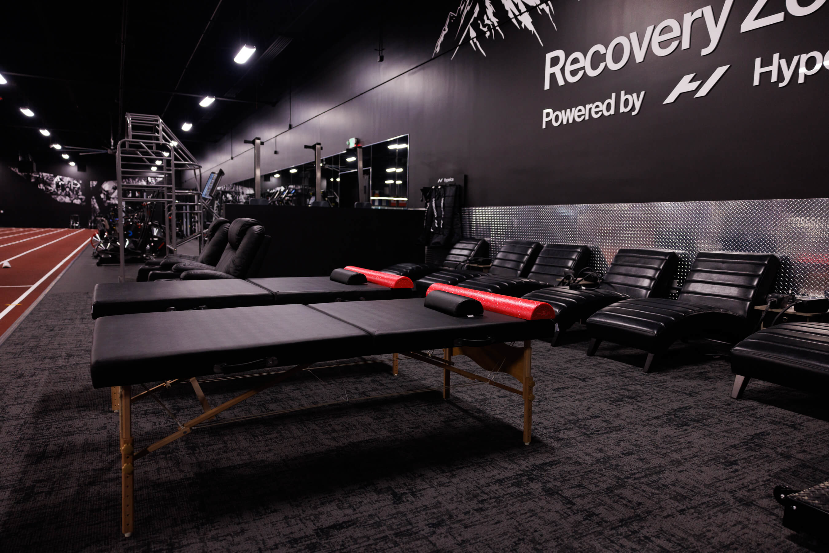 Recovery area at Kula Sports Performance