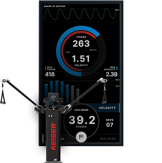 Keiser-Functional-Trainer-A400 Display