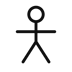 An icon of a stick figure representing bodyweight bands