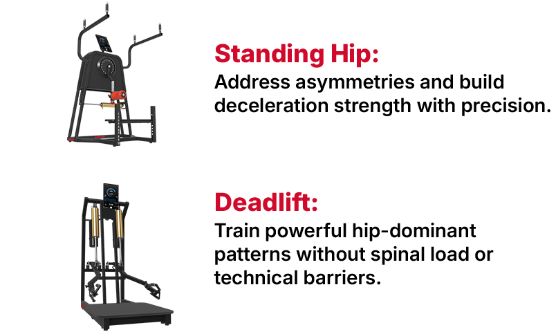 standing hip and deadlift