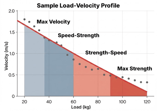 chart depicting sample load velocity profile. 