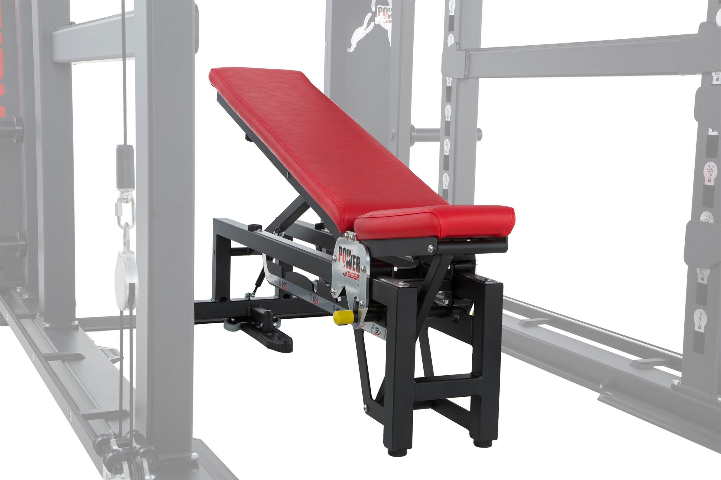 Rack Bench Accessory for Keiser Racks